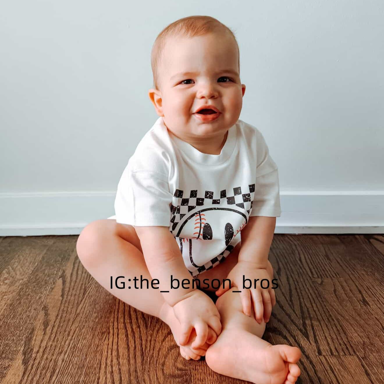 Baby Baseball Bubble Romper
