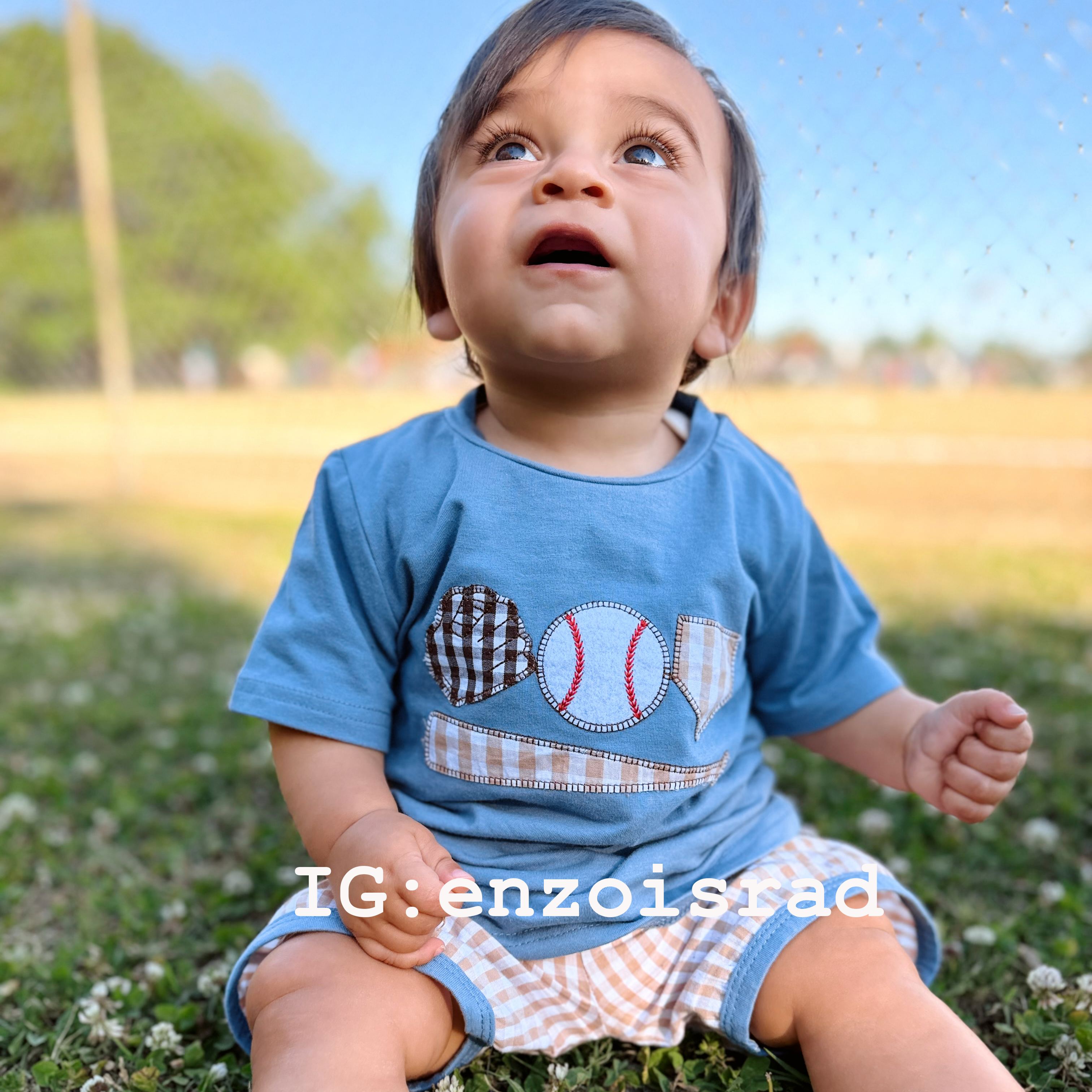 Baby Baseball Embroidery Set