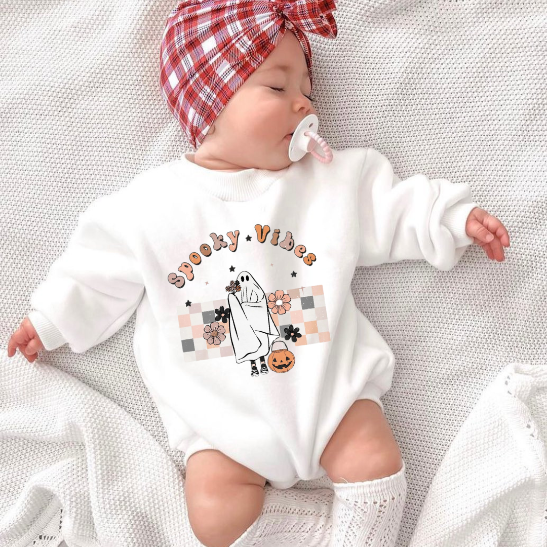 Baby Spooky Vibes Romper