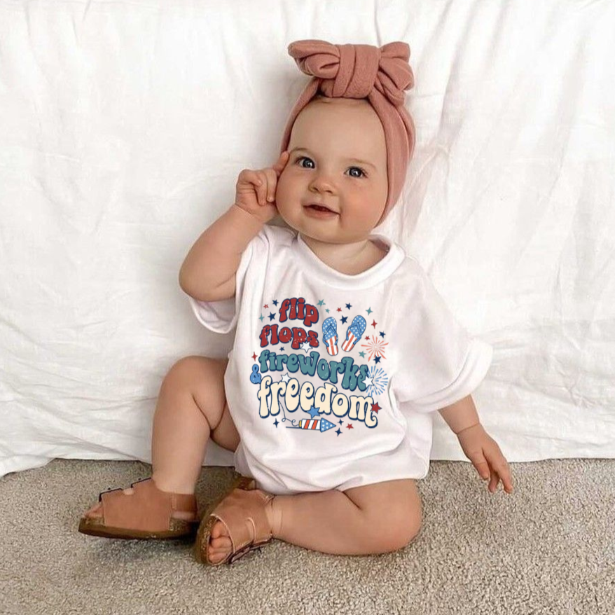 Baby Print Romper pawlulu