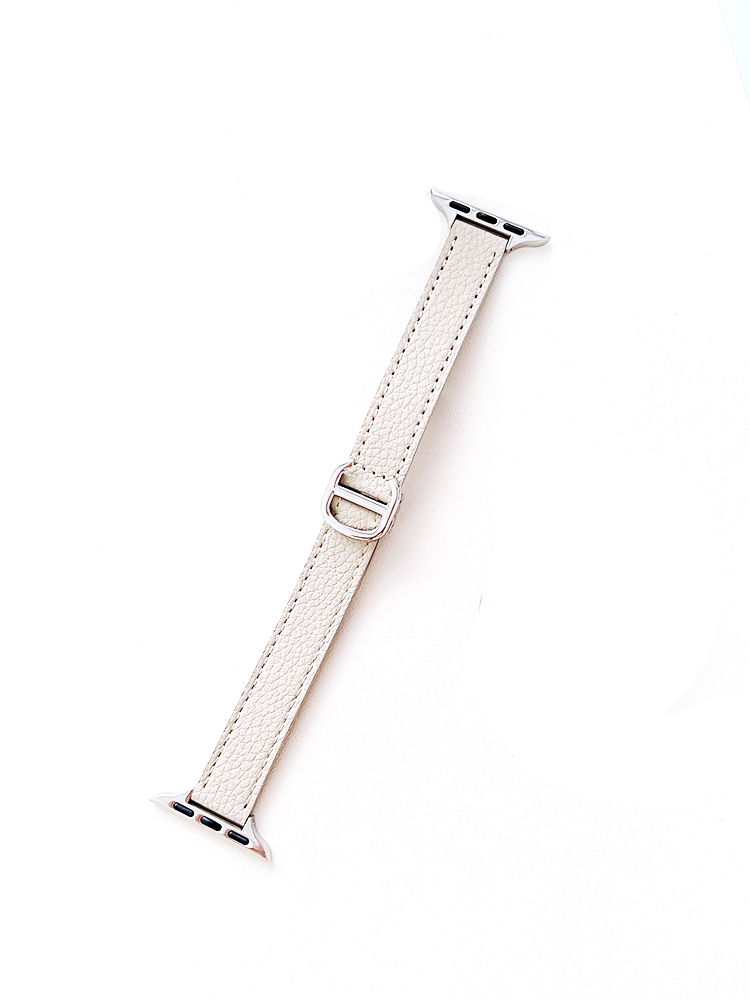 G Buckle Leather Smart Watch Band