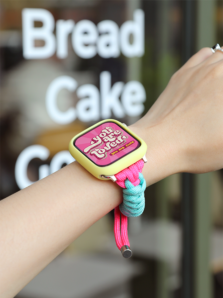 Candy-Colored Paracord Braided Nylon Band