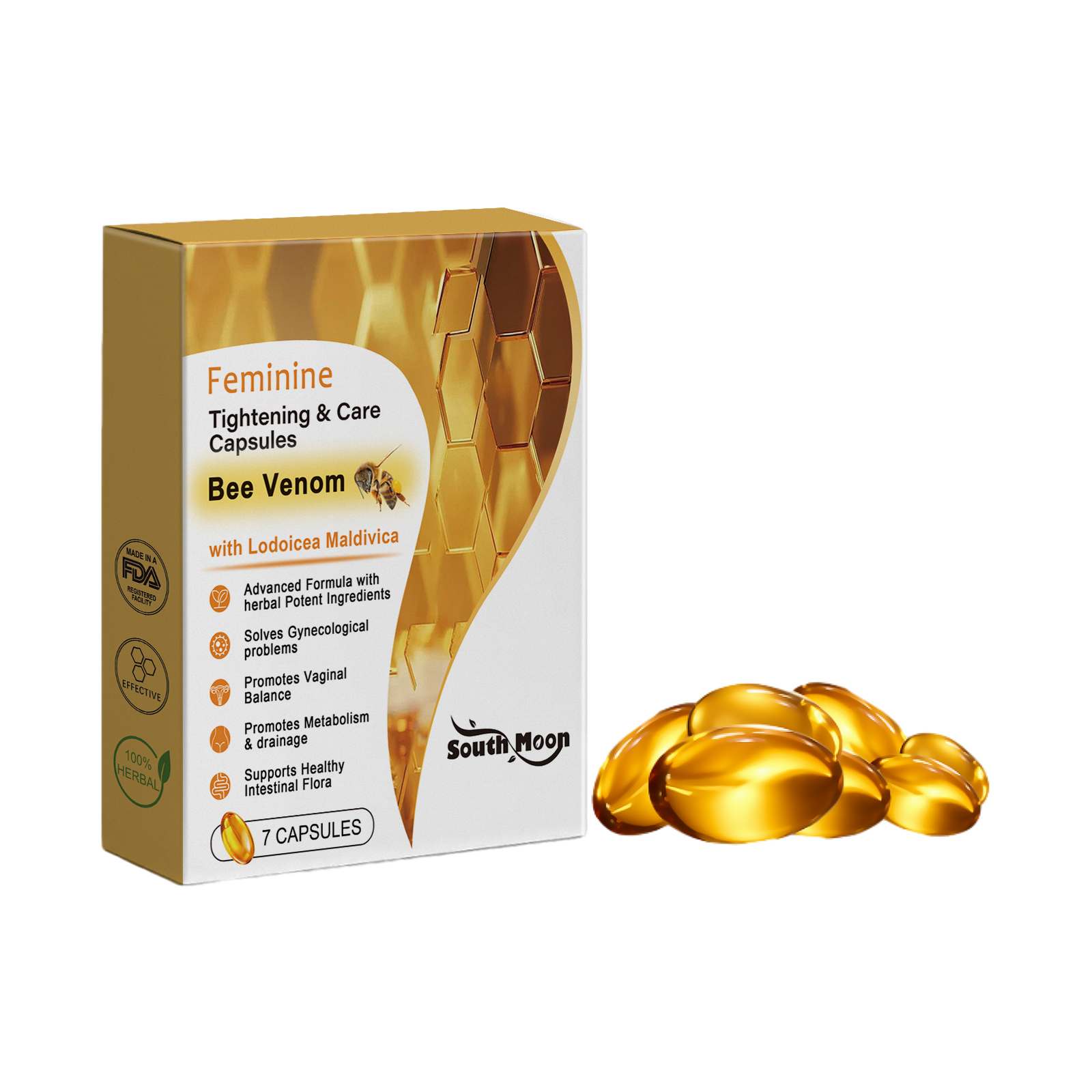 South Moon Women’s Wellness Capsules – Moisturizing & Firming Body Supplement