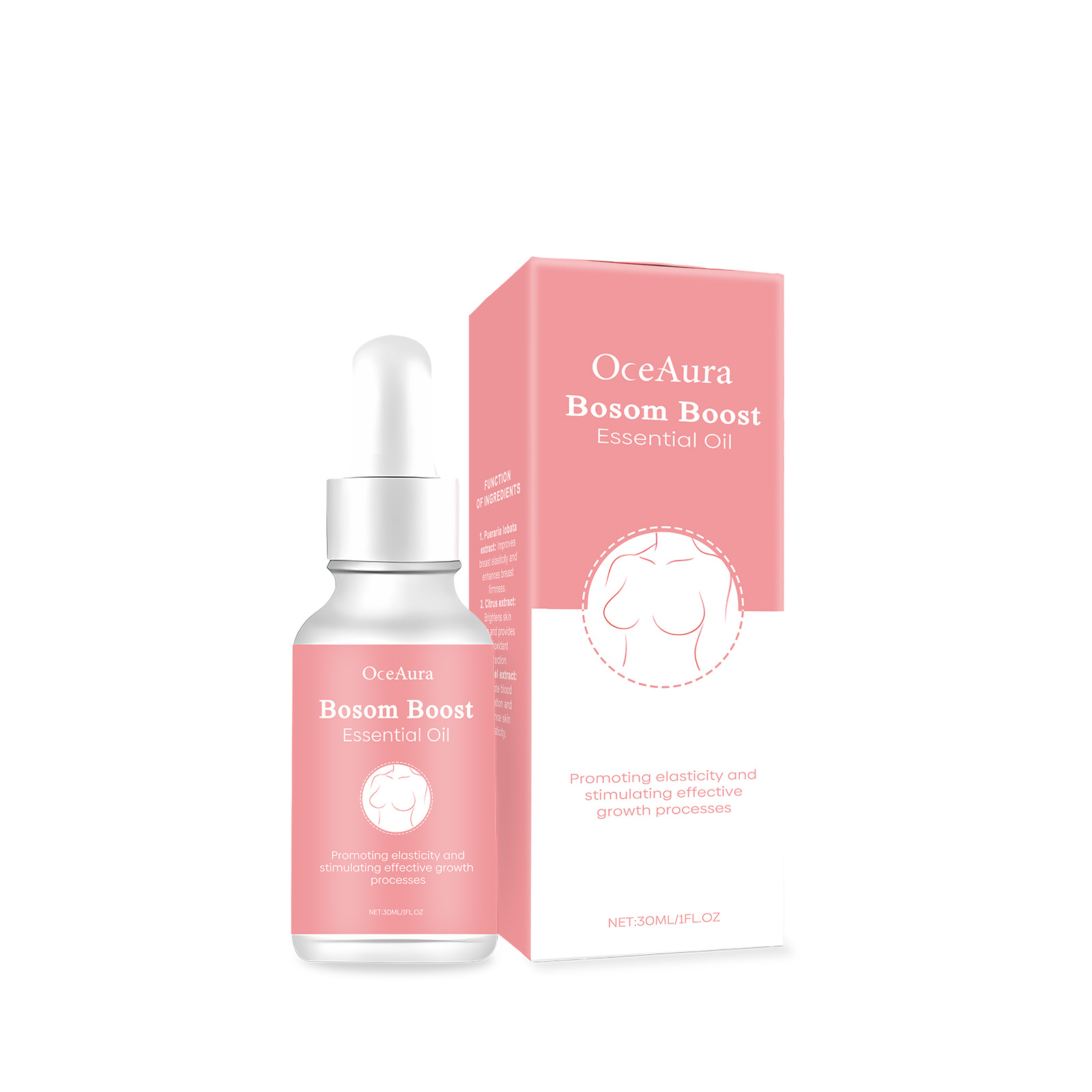 Oceaura Breast Enhancing Oil – Firming, Anti-Sagging & Moisturizing Chest Care