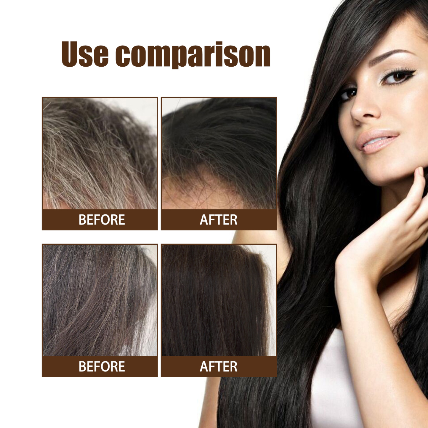 Black Hair Essence – Darken & Strengthen
