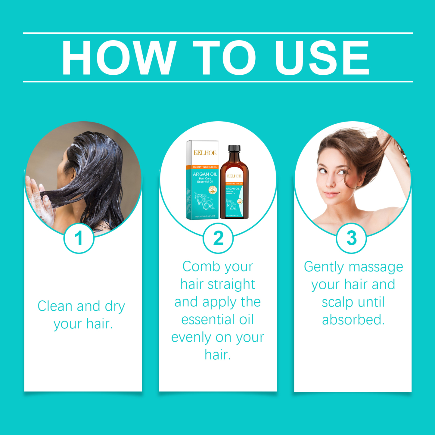 Argan Oil Hair Care Set – Hydrate & Smooth Dry Hair