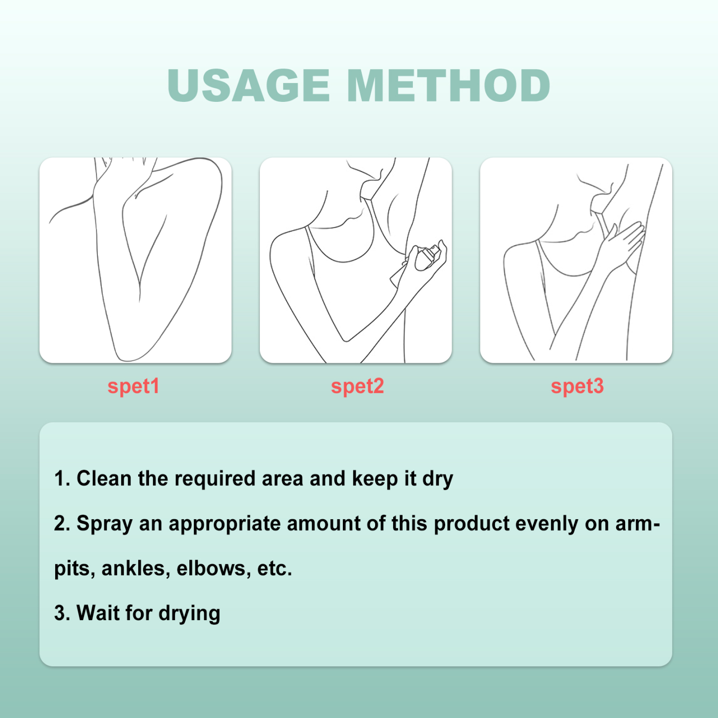 Green Tea Deodorant Spray – Odor Protection & Underarm Brightening