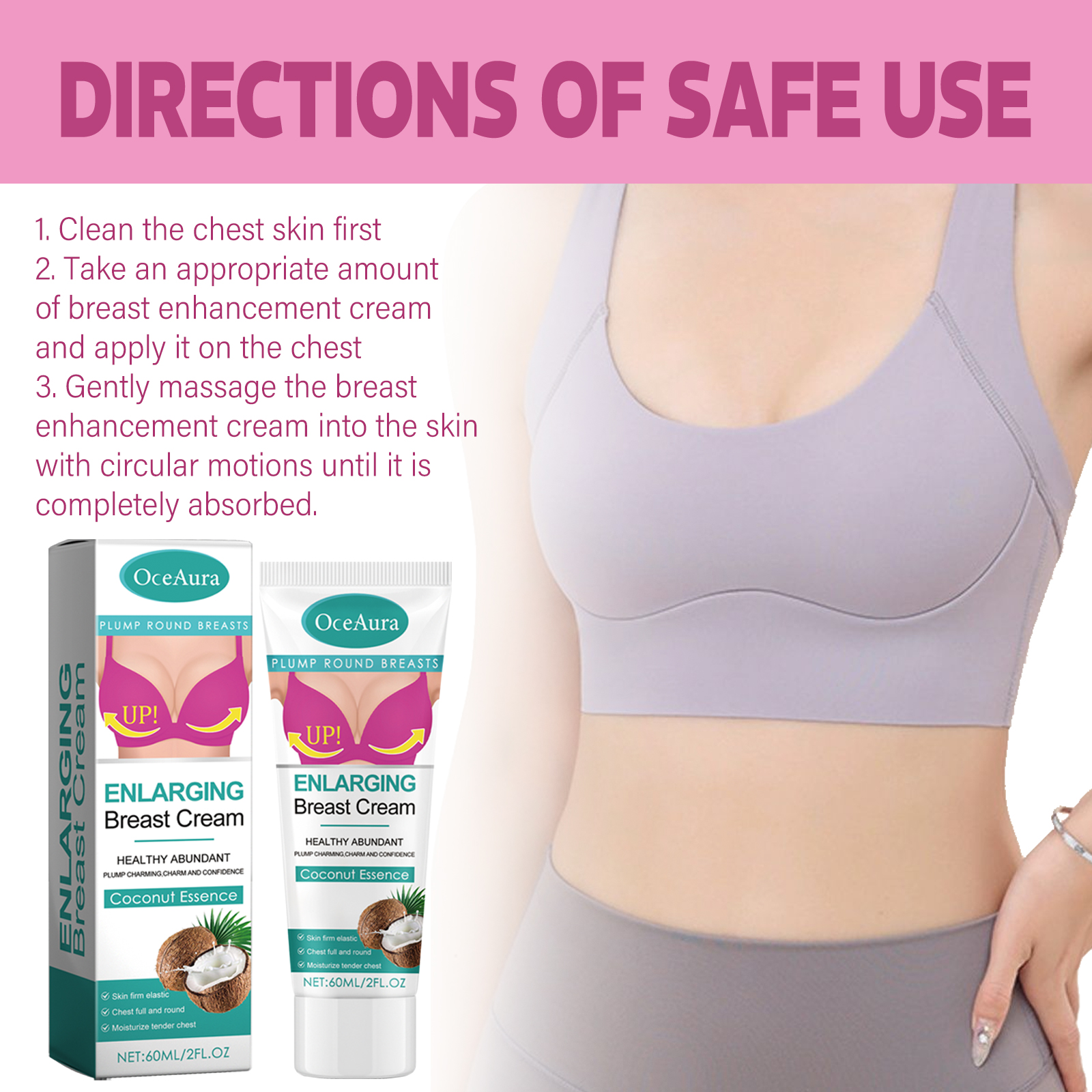 Coconut Breast Cream – Lift & Plump