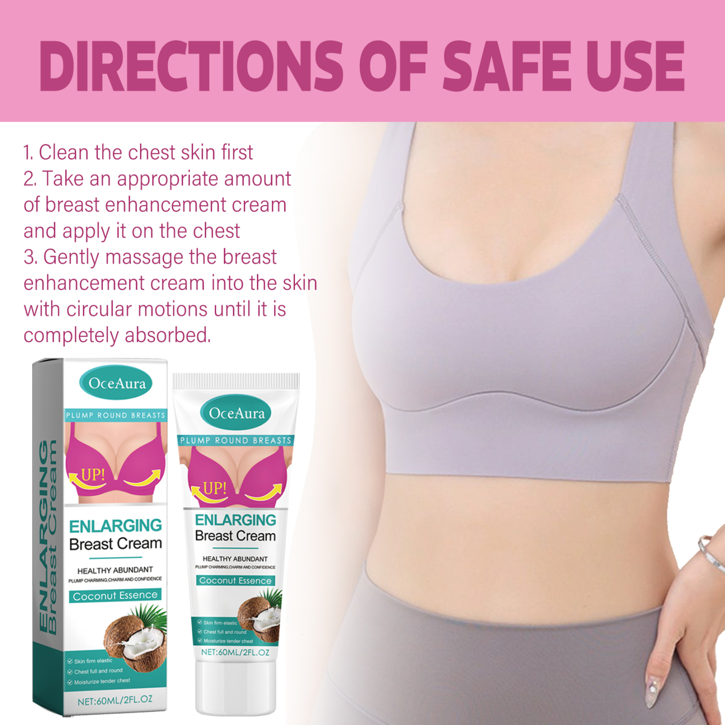 Coconut Breast Cream – Lift & Plump