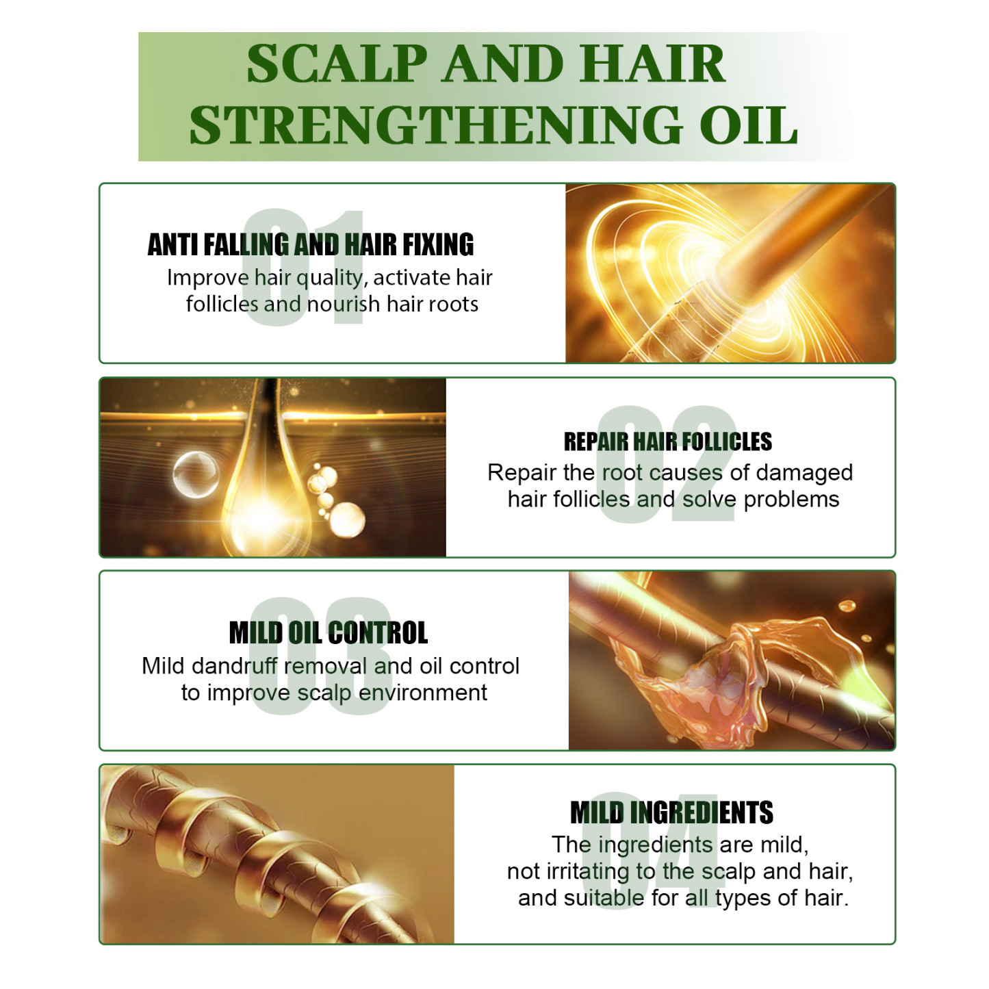 Rosemary Hair Oil – Strengthen, Smooth & Volumize