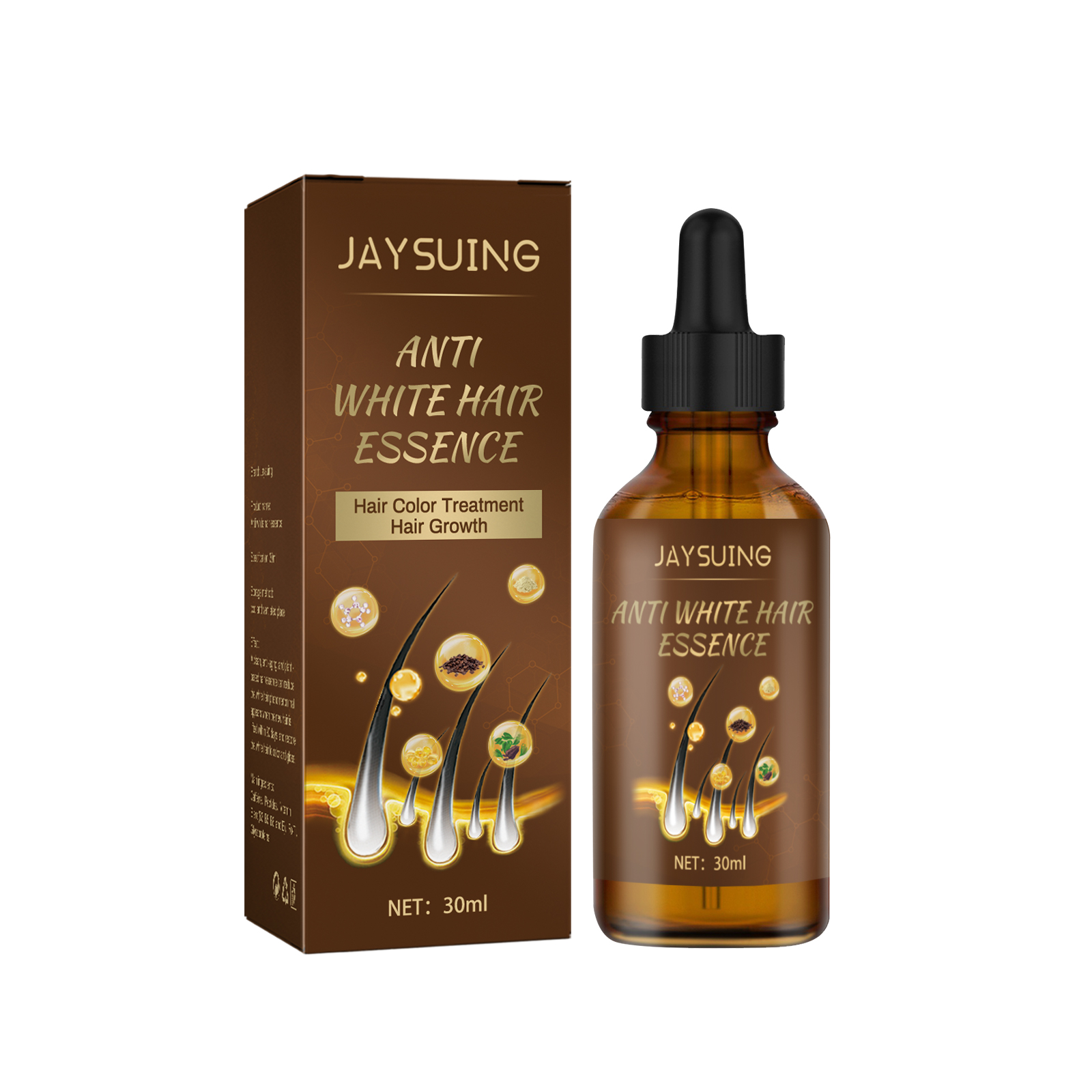 Black Hair Essence – Darken & Strengthen