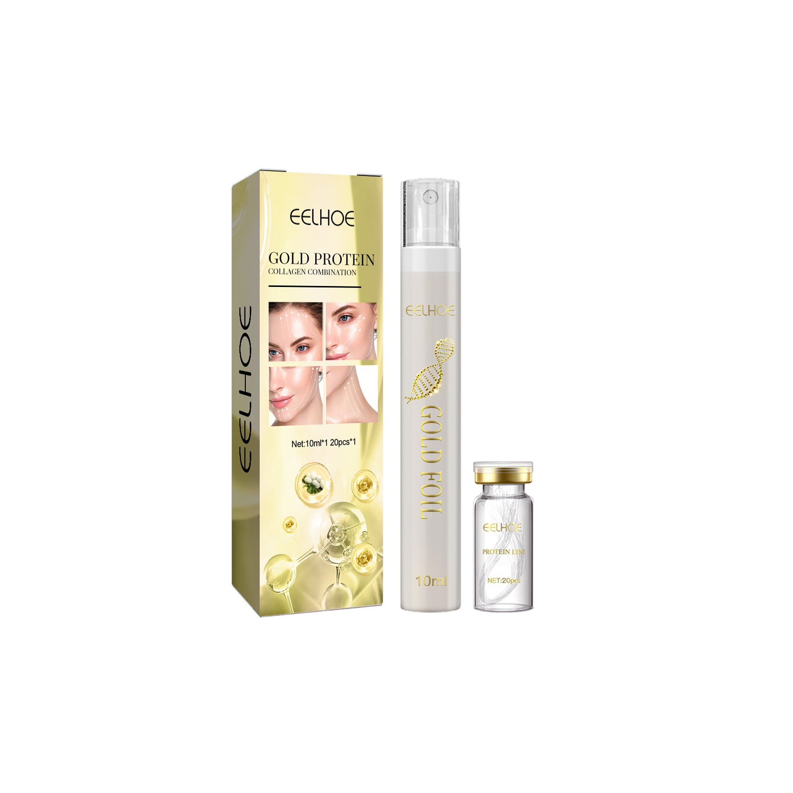 EELHOE Protein Lifting Kit – Anti-Wrinkle, V-Shape Firming & Moisturizing Essence