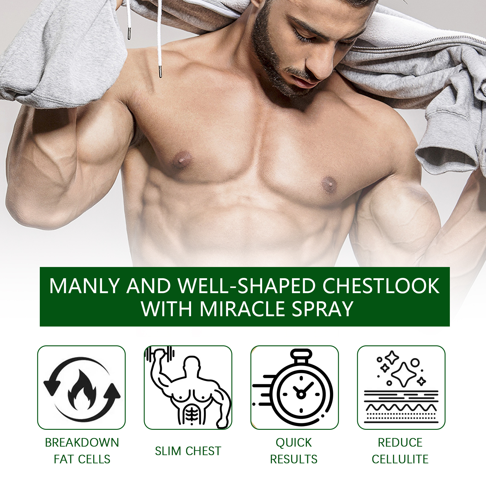 Men’s Chest Firming Patch – Lift & Tighten
