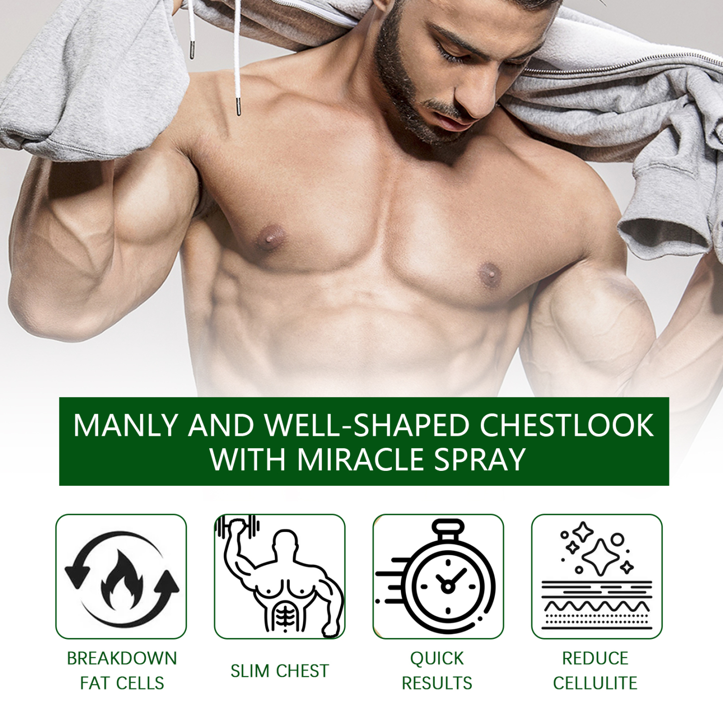 Men’s Chest Firming Patch – Lift & Tighten