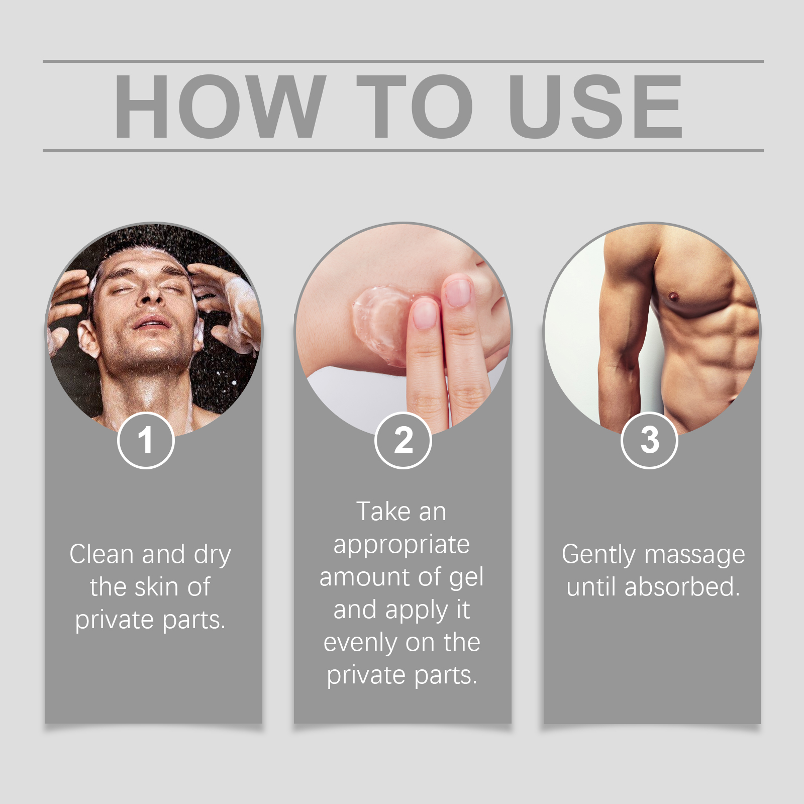 Men’s Massage Gel – Moisturize & Repair