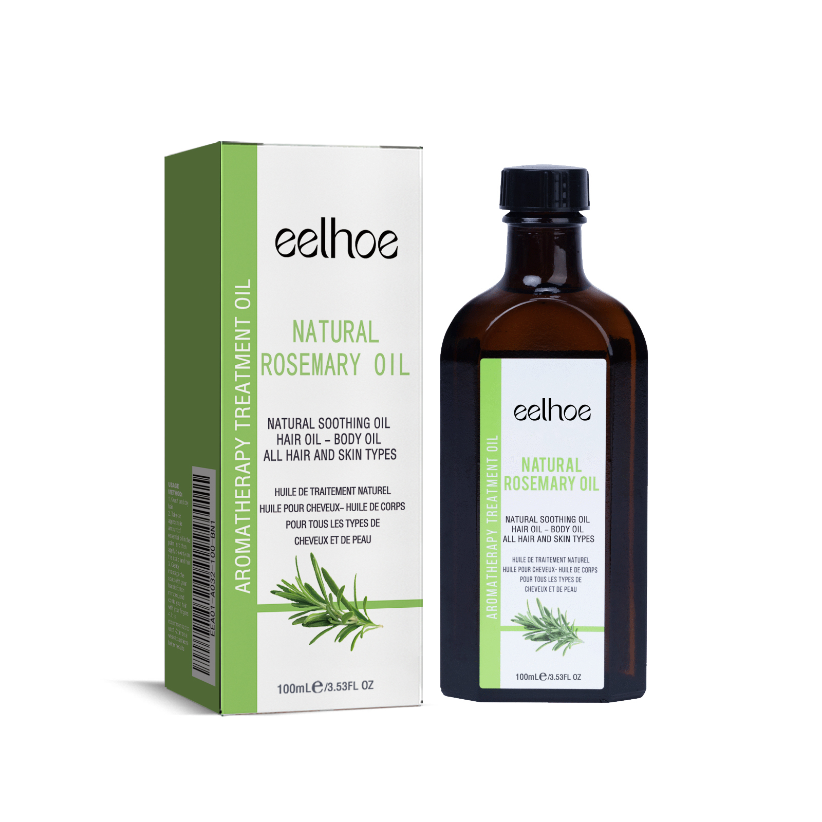 Rosemary Hair Oil – Anti-Frizz Repair & Long-Lasting Fragrance