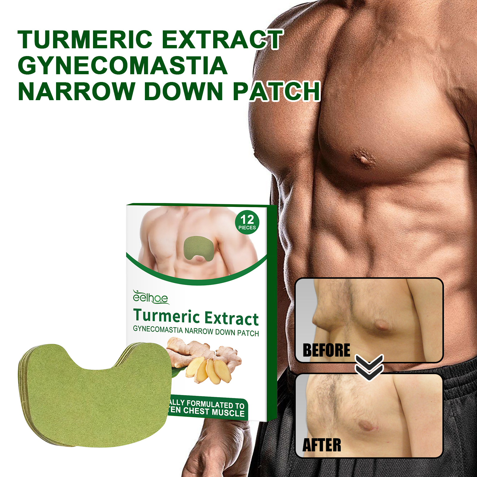 Men’s Chest Firming Patch – Lift & Tighten