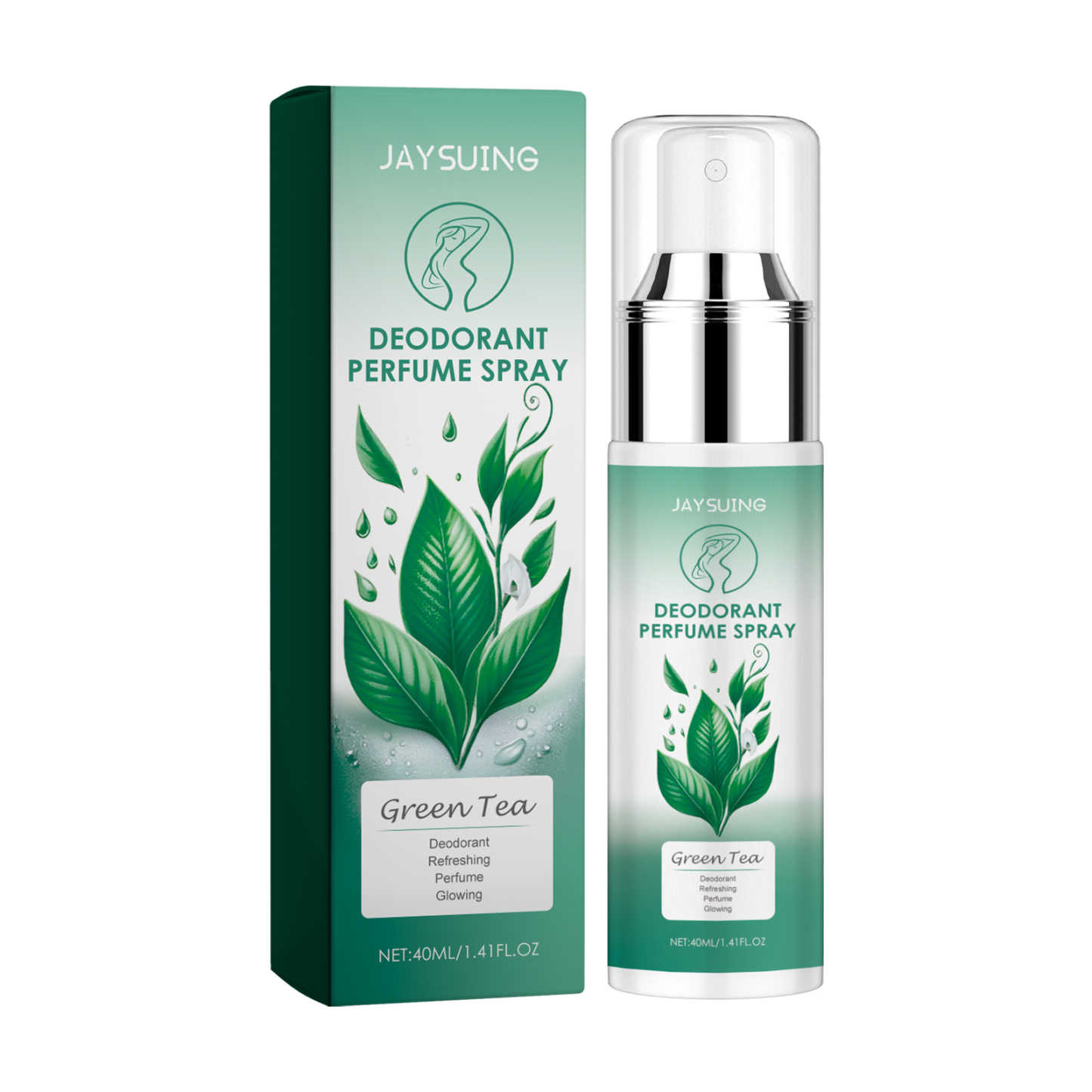 Green Tea Underarm Deodorant Spray – Long-Lasting Odor Removal & Whitening