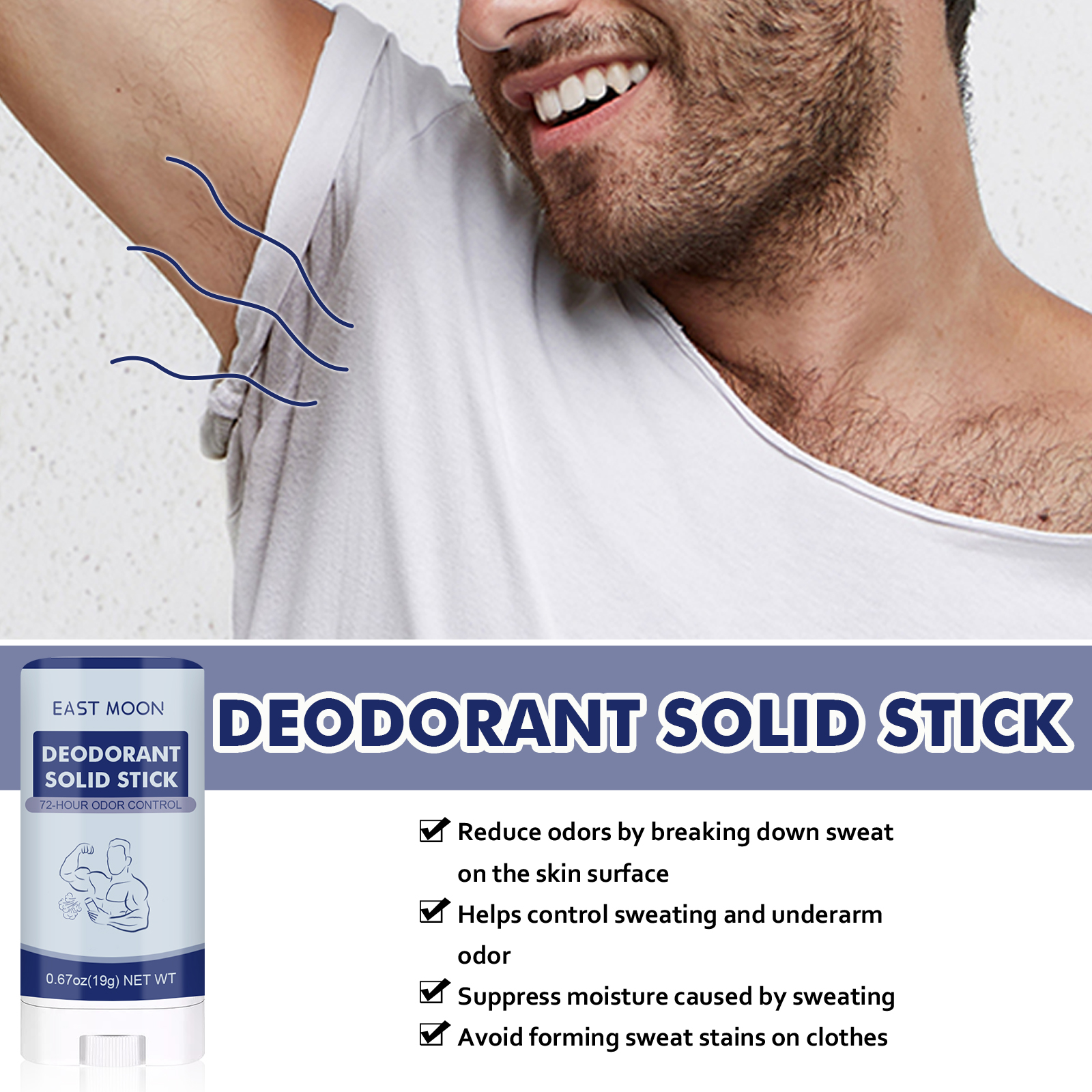 Men’s Deodorant Stick – Fresh Scent & Odor Protection