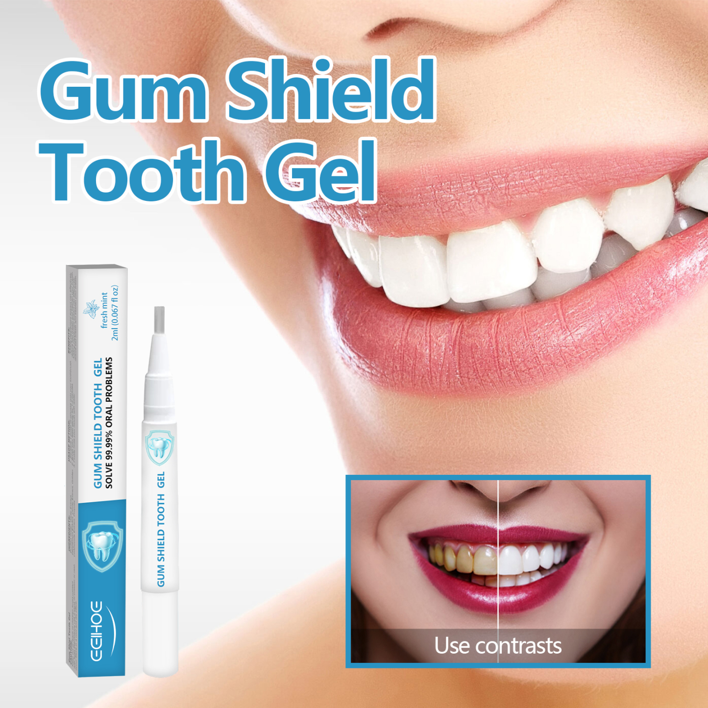 Teeth Whitening Gel Pen – Brighten & Care for Gums