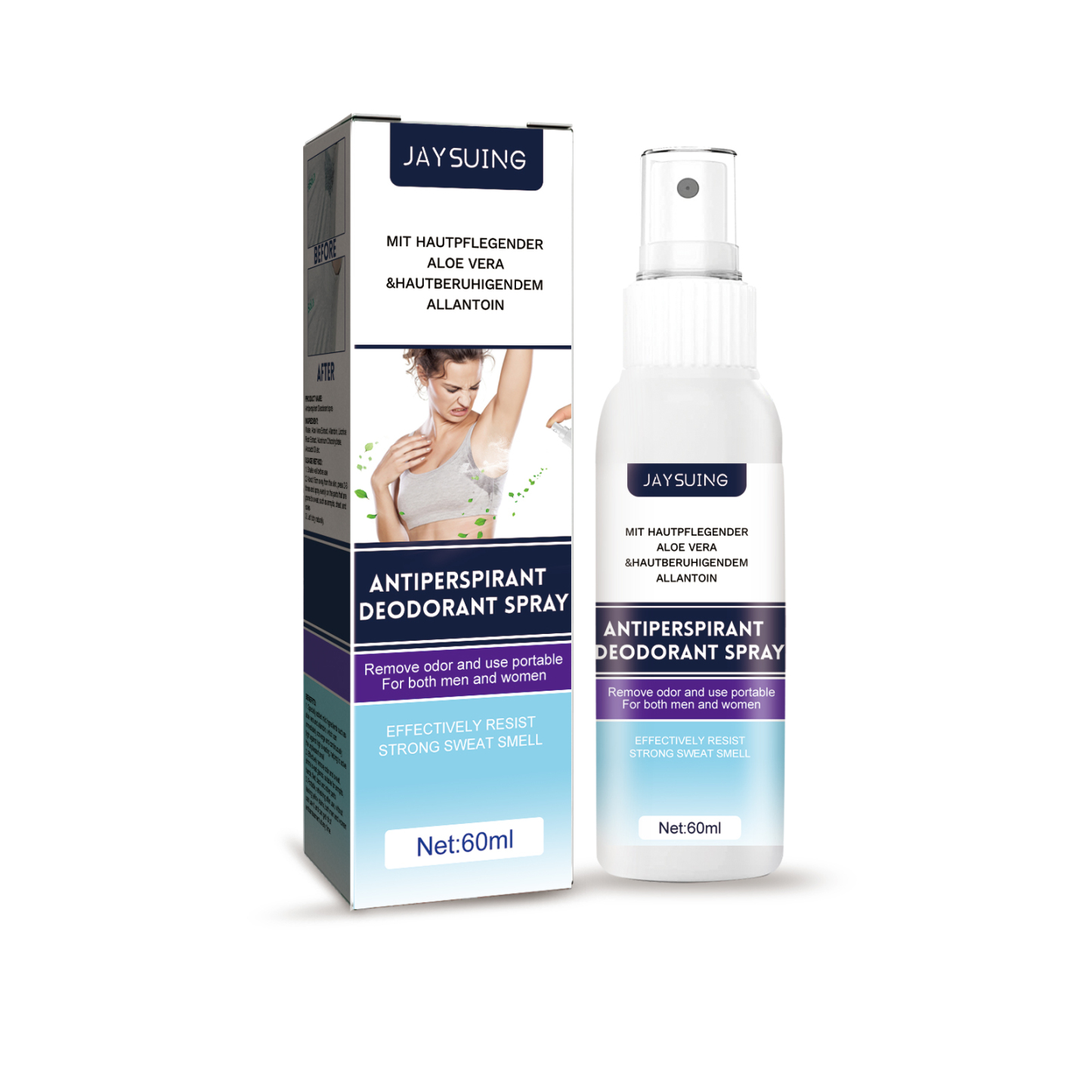 Jaysuing Armpit Deodorant Spray – Long-Lasting Odor Control & Refreshing Scent