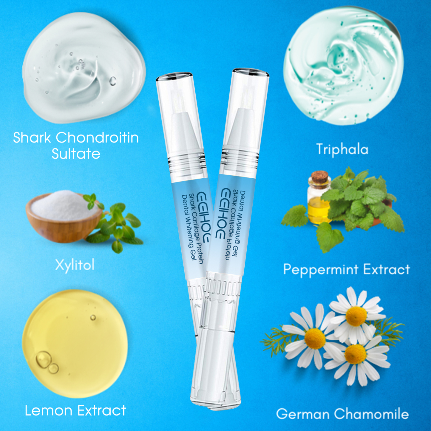 Teeth Whitening Gel – Clean Stains & Care for Gums