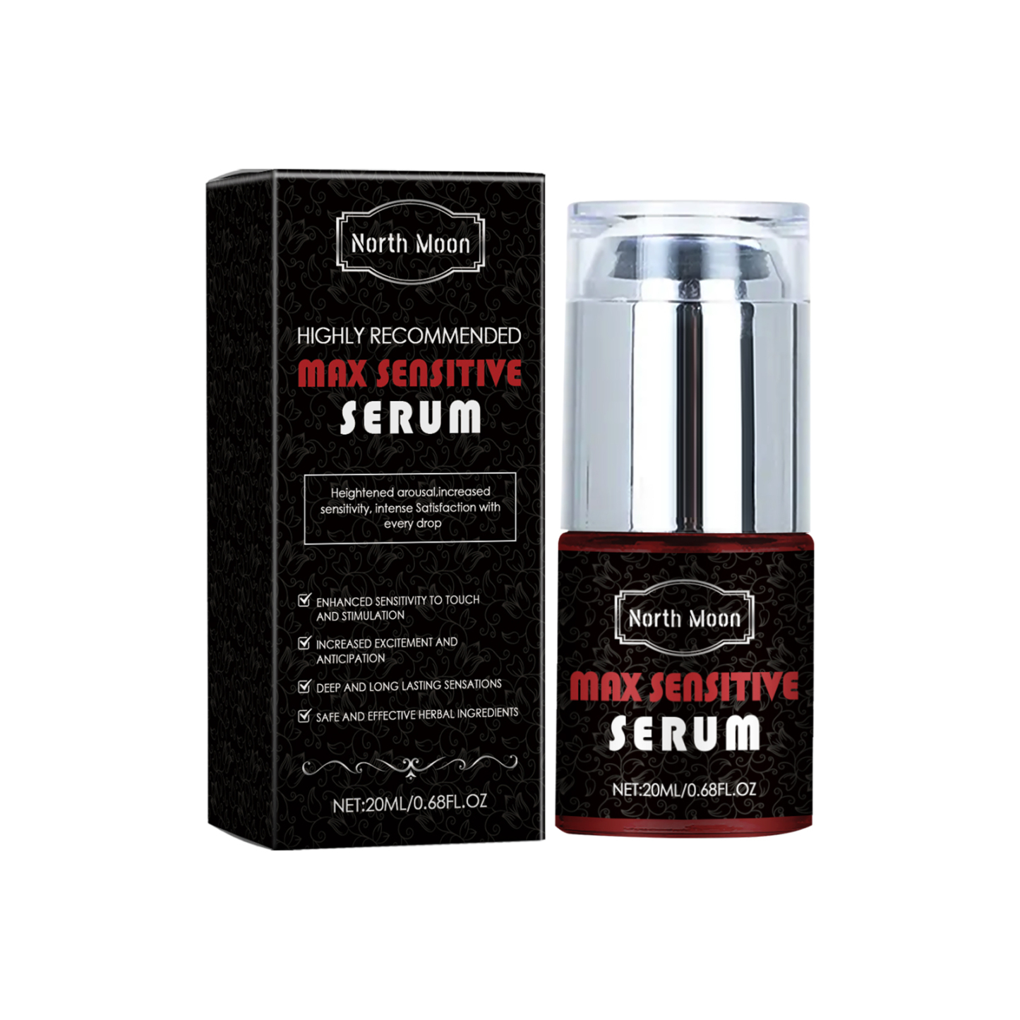 North Moon Body Care Serum Improve Skin Feel Enhance Comfort Suitable for Intimate Moments