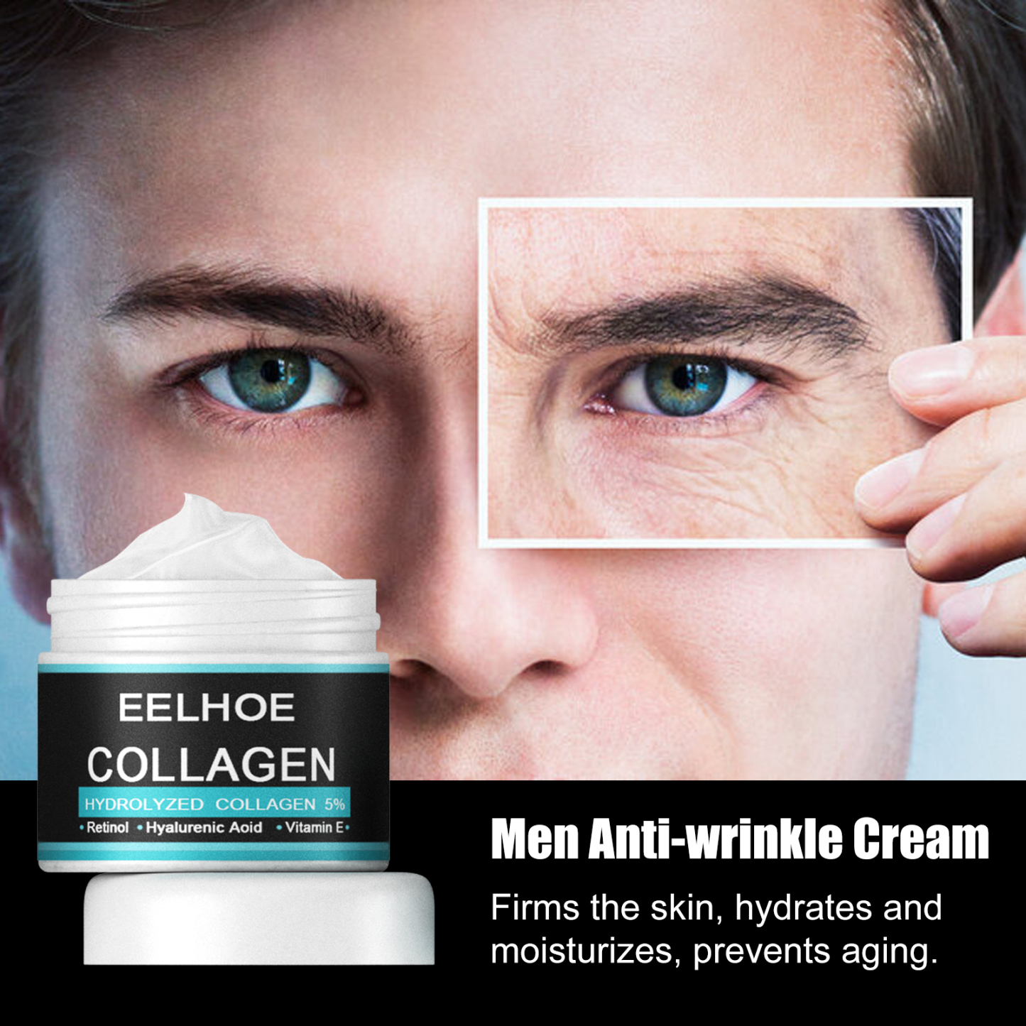 Eelhoe Men's Moisturizer – Hydrating & Repair Cream for Firm, Healthy Skin