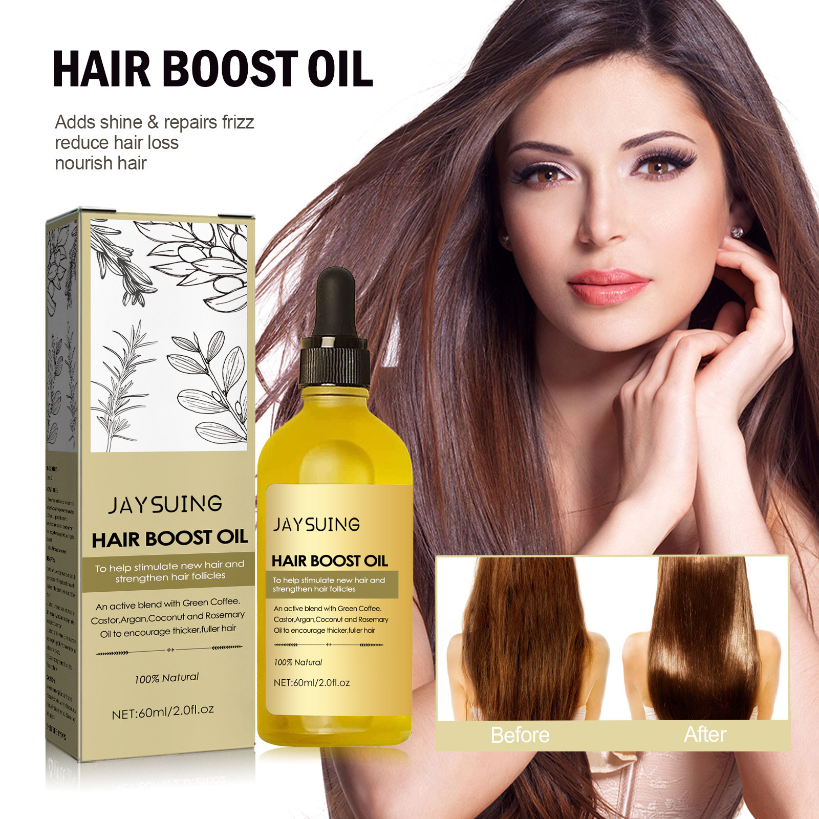 Rosemary Hair Oil – Grow & Smooth