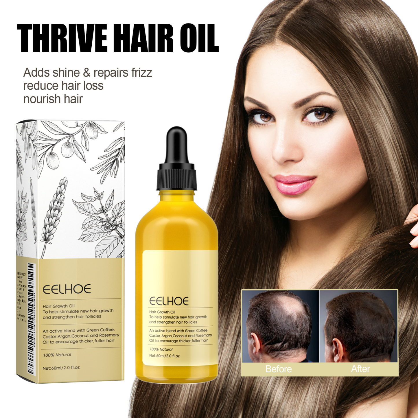 Rosemary Hair Oil Cream – Repair & Nourish for Smooth, Lustrous Hair