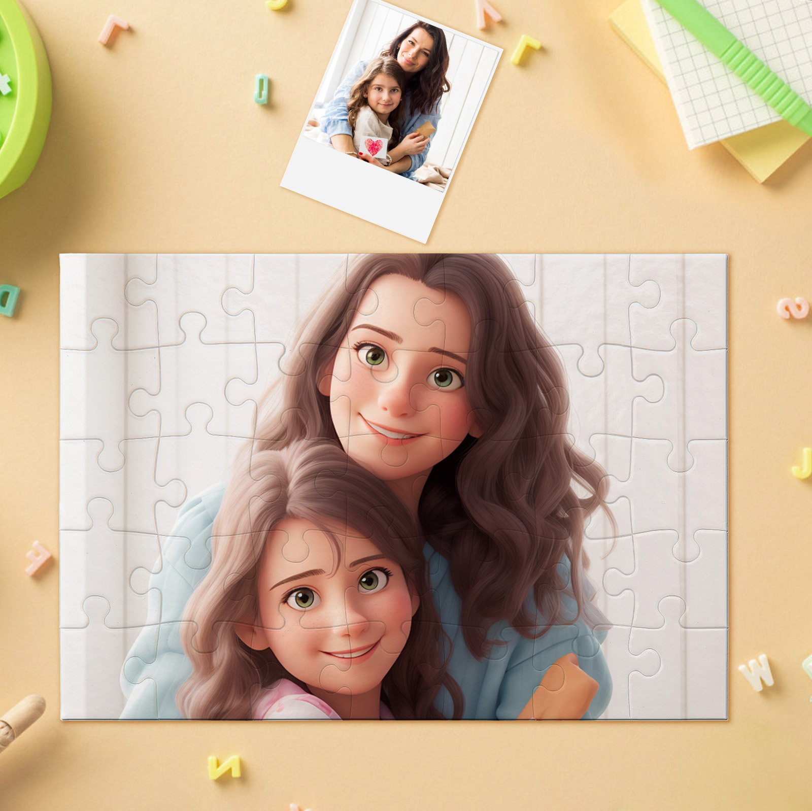 Personalized Photo Horizontal Puzzle – Custom Jigsaw Gift Birthday Gift Christmas Gift