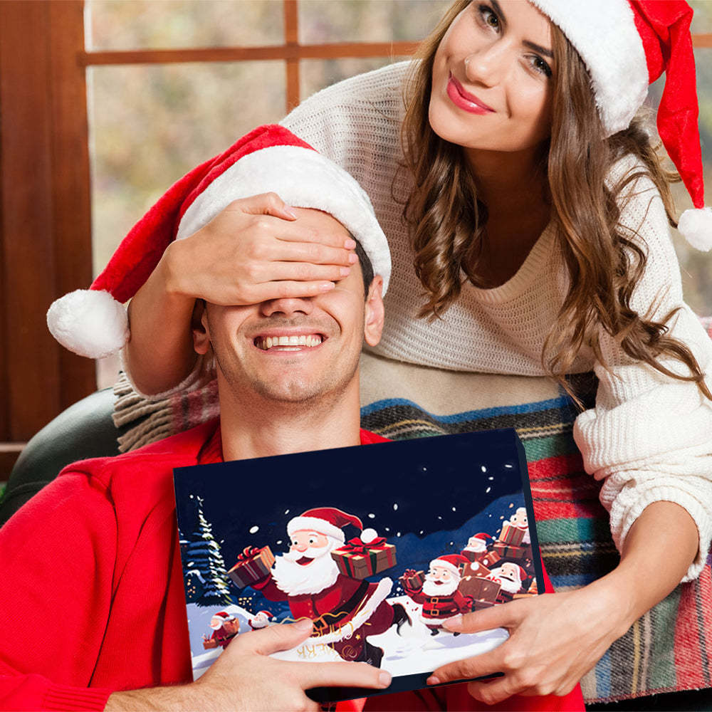 Custom Photo Advent Calendar Christmas Jigsaw Puzzle Christmas Countdown Puzzle Toy