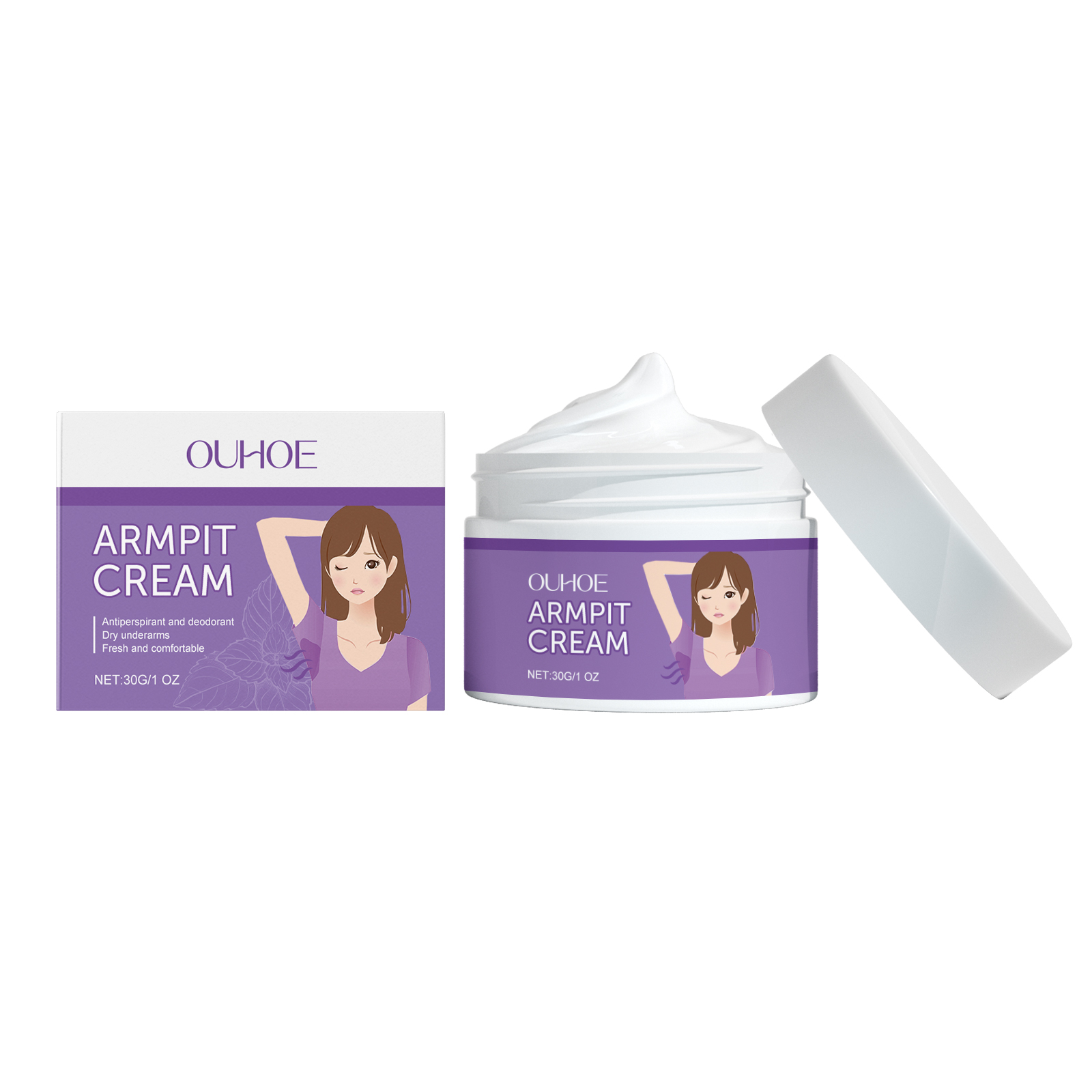Body Odor Cream – Fresh Scent & Hydration