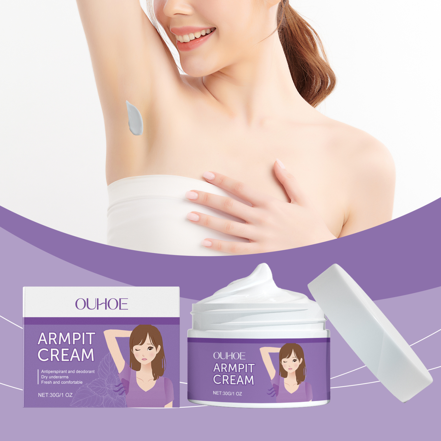 Body Odor Cream – Fresh Scent & Hydration
