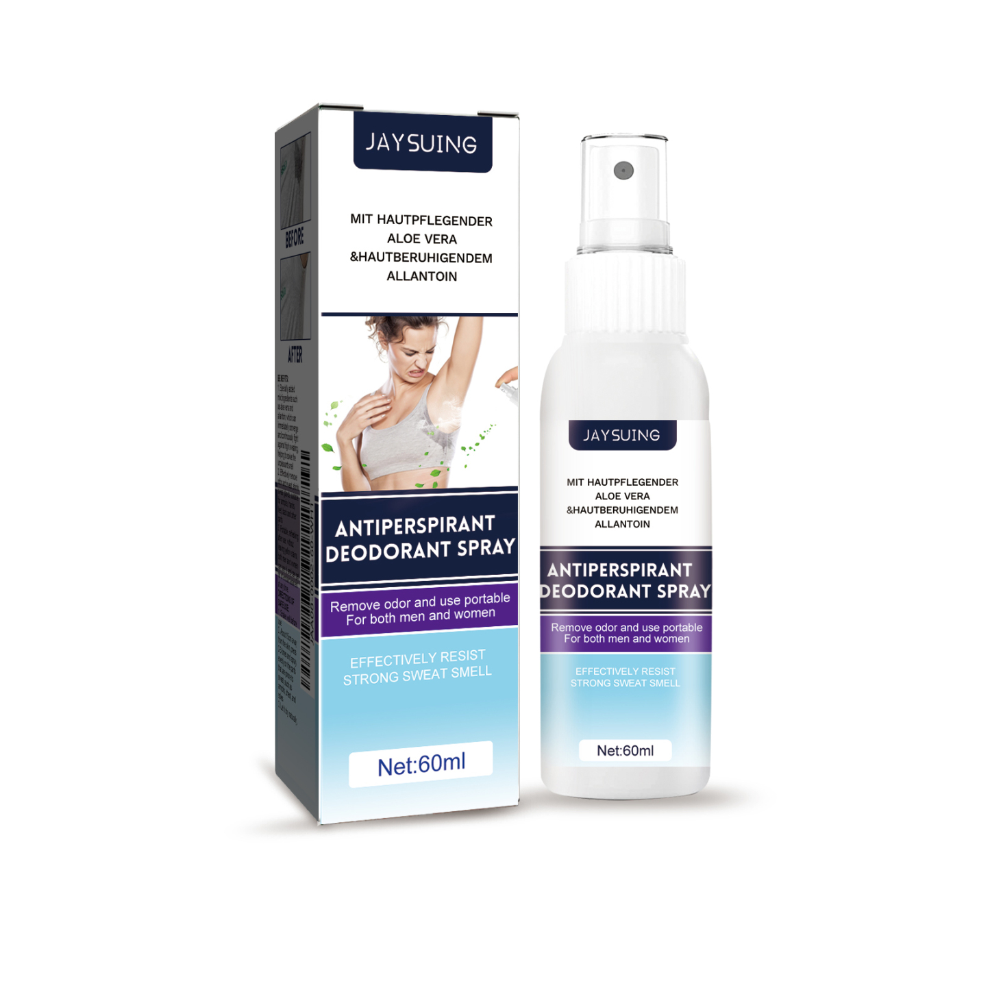 Jaysuing Underarm Deodorant Spray – Fresh & Portable Odor Protection