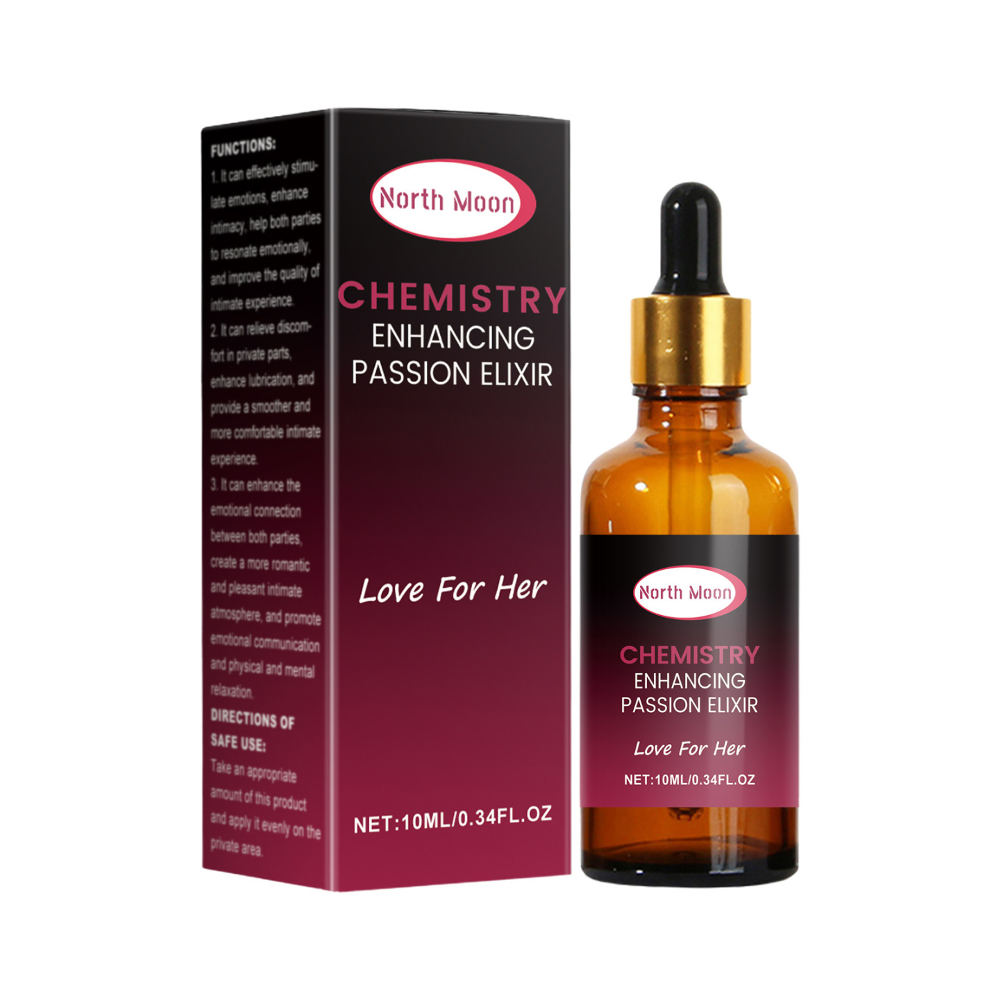 North Moon Pheromone Serum Moisturizing Nourishing Enhancing Intimate Relationship Charm Gentle Serum