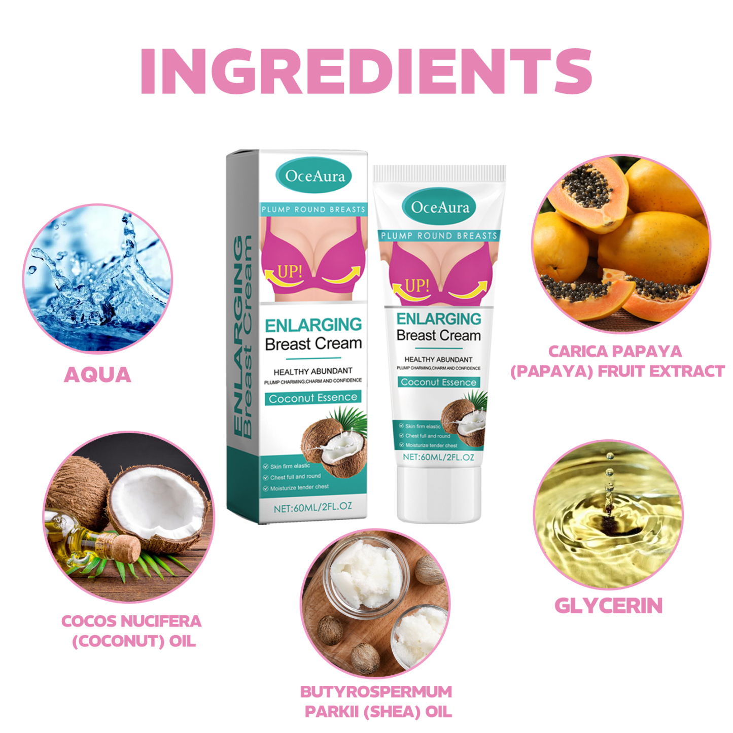 Coconut Breast Cream – Lift & Plump