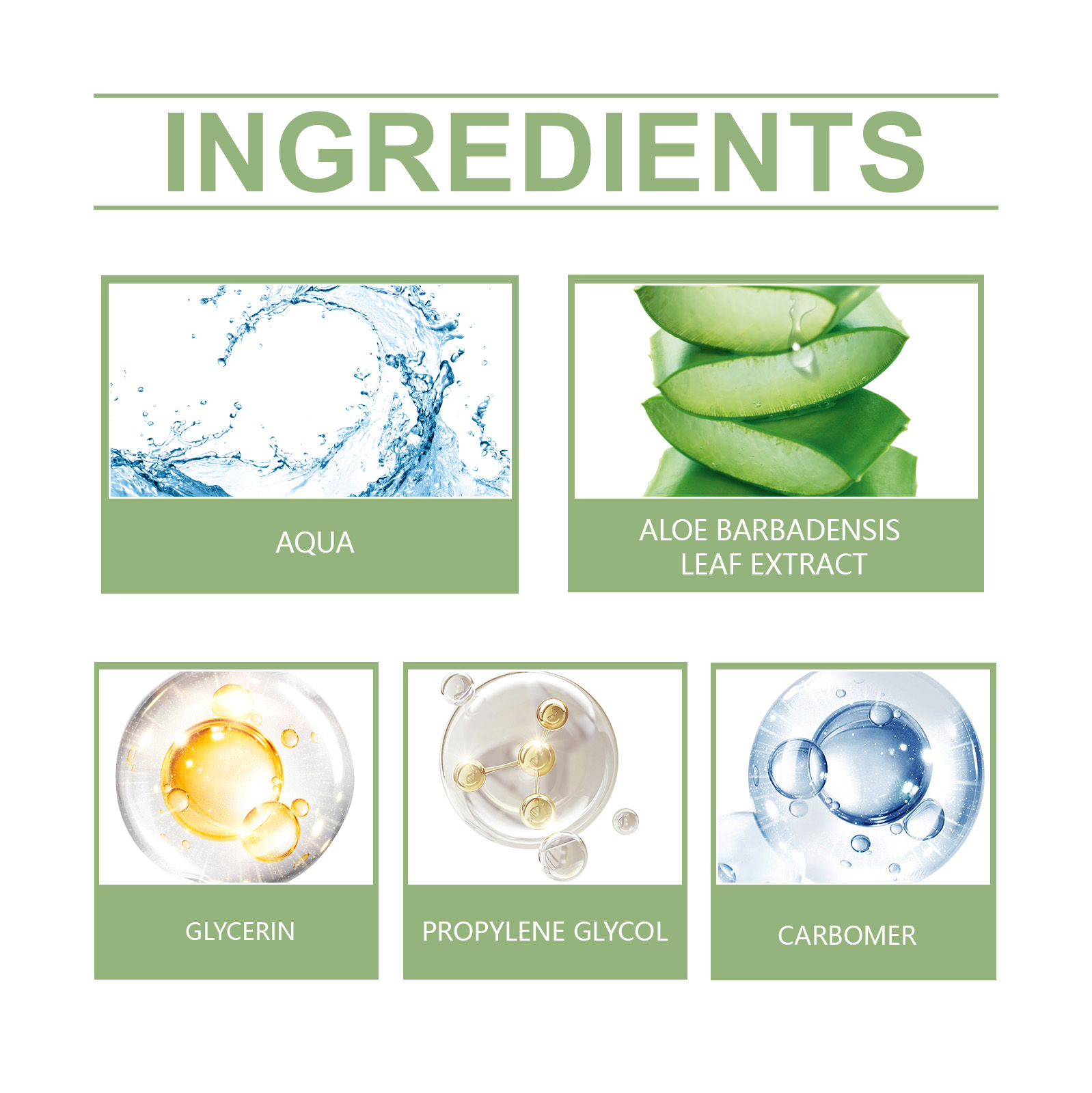 Aloe Vera Soothing Gel – Hydrate, Calm & Repair Skin After Sun or Acne Irritation