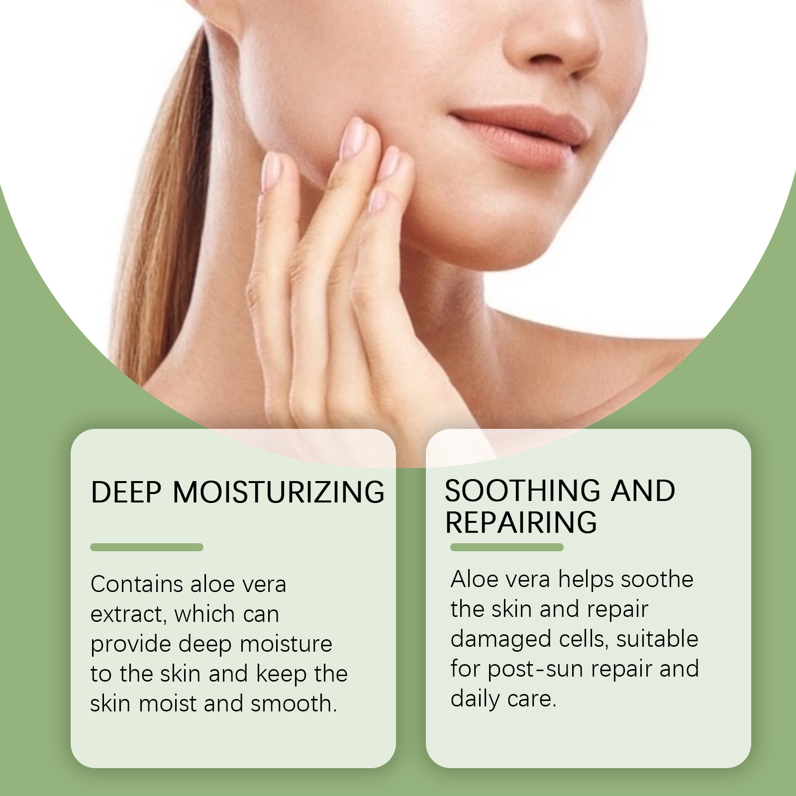 Aloe Vera Soothing Gel – Hydrate, Calm & Repair Skin After Sun or Acne Irritation