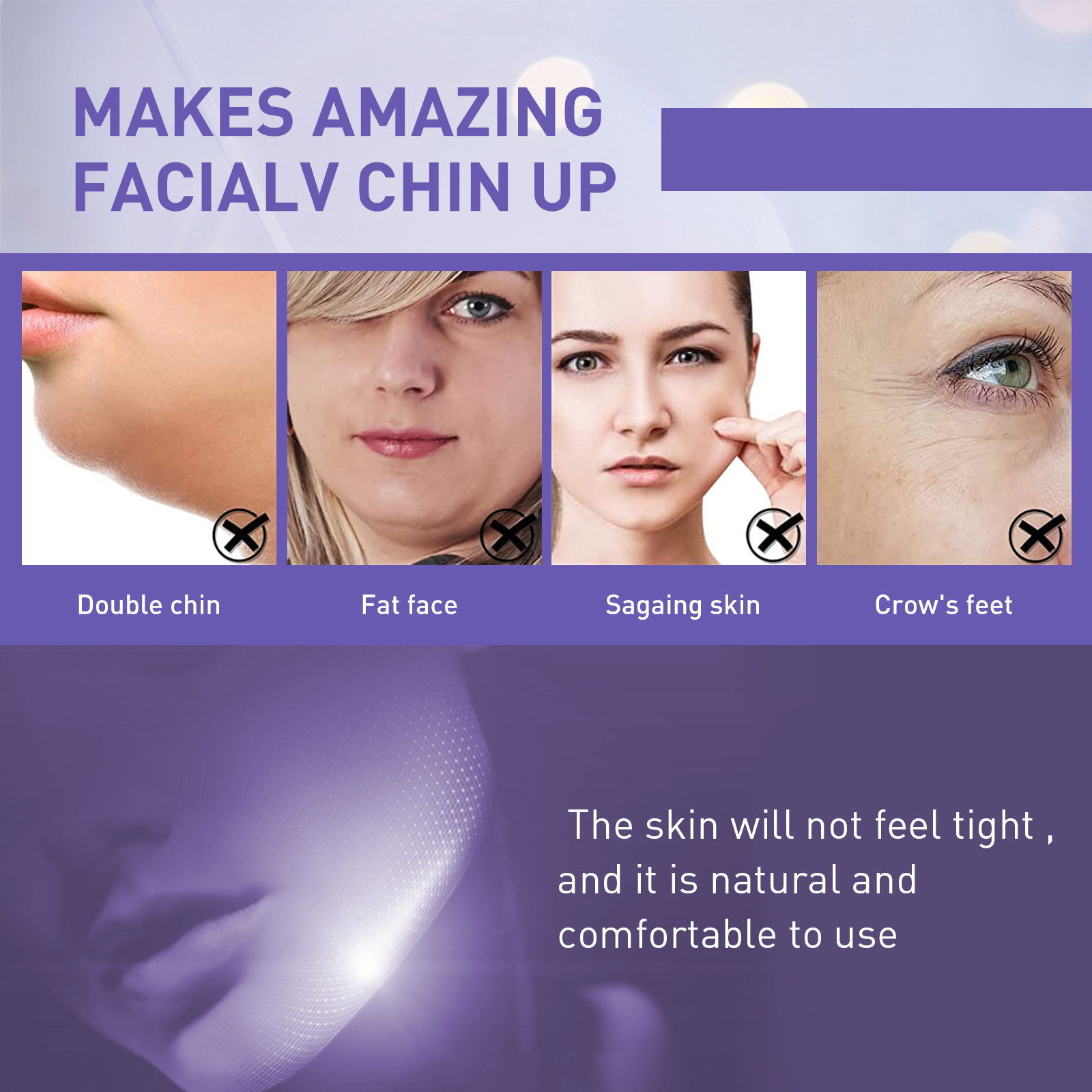 Face Lift Tape – V-Shape Contour & Wrinkle Reduction