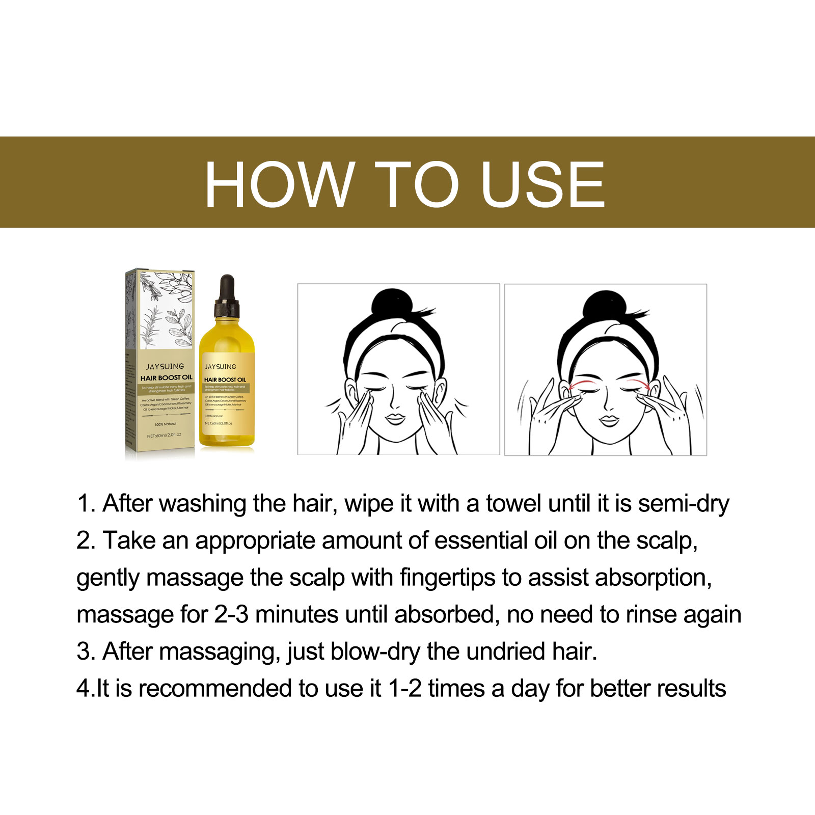 Rosemary Hair Oil – Grow & Smooth