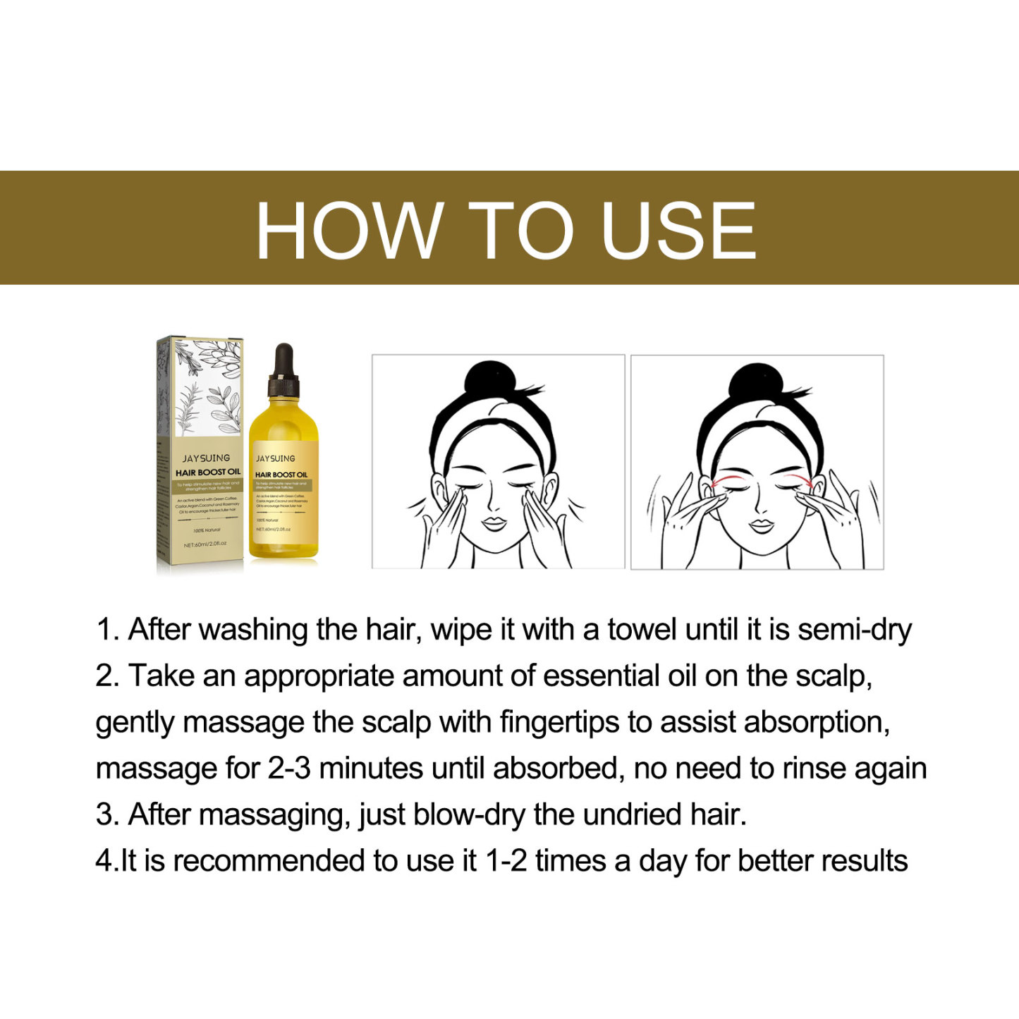 Rosemary Hair Oil – Grow & Smooth