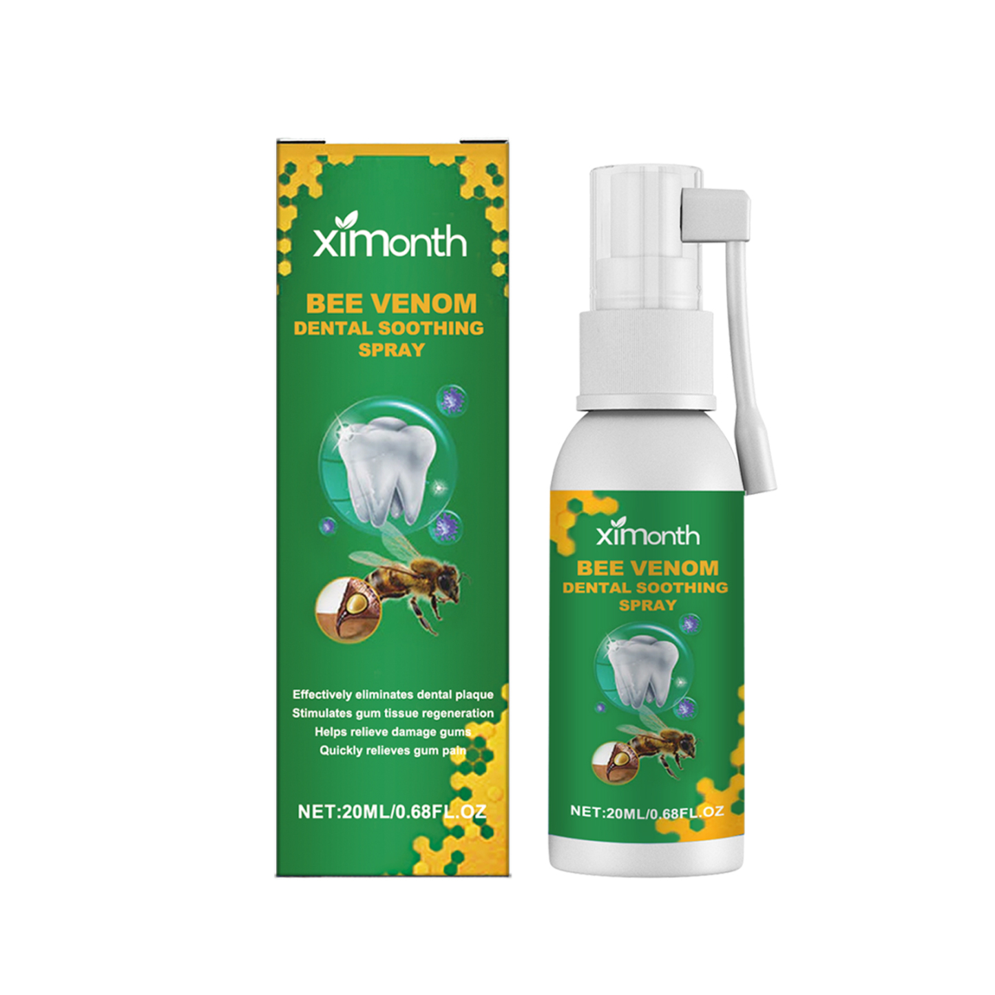 XIMONTH Oral Care Spray – Gum Pain Relief & Tooth Stain Removal
