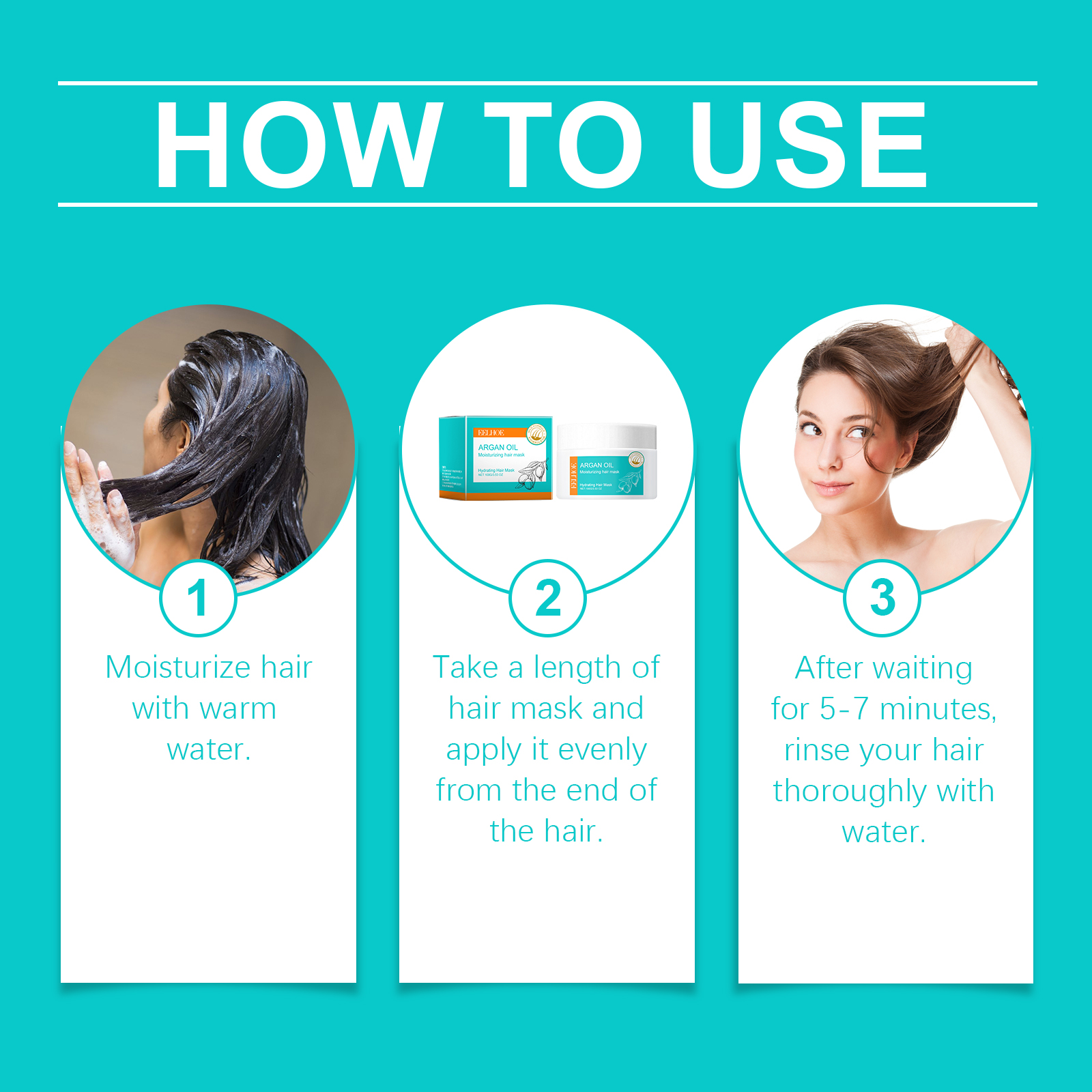 Argan Oil Hair Care Set – Hydrate & Smooth Dry Hair