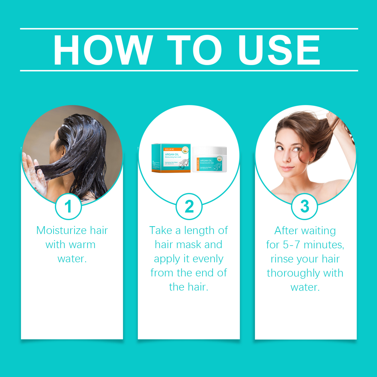 Argan Oil Hair Care Set – Hydrate & Smooth Dry Hair