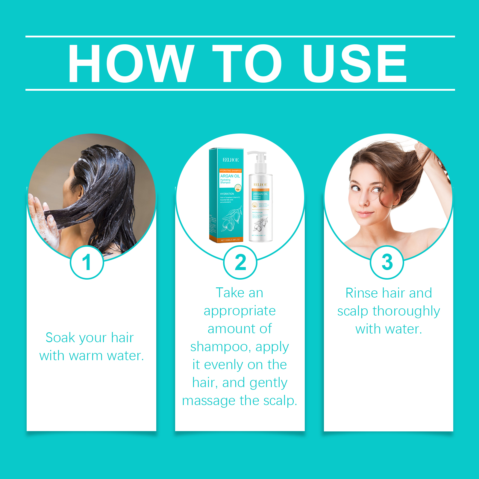 Argan Oil Hair Care Set – Hydrate & Smooth Dry Hair