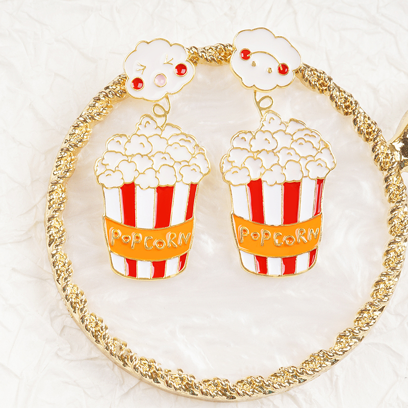 Popcorn Dangle Earrings Earringspop