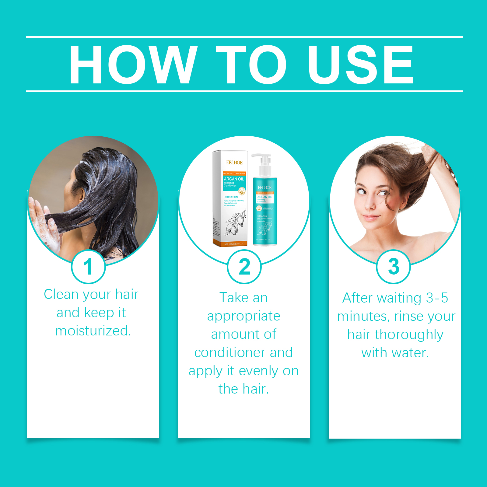 Argan Oil Hair Care Set – Hydrate & Smooth Dry Hair