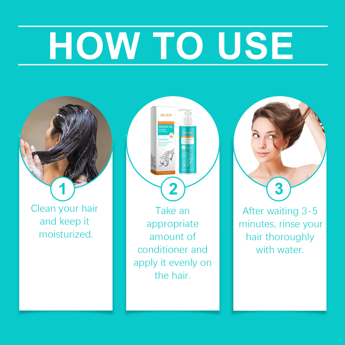 Argan Oil Hair Care Set – Hydrate & Smooth Dry Hair