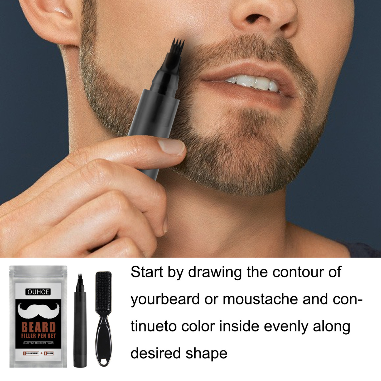Beard Filler Pen – Define & Enhance